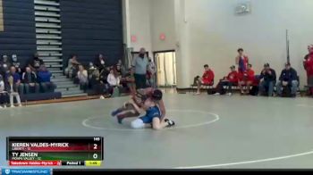 145 lbs Wrestleback 1 - Kieren Valdes-Myrick, Liberty vs Ty Jensen, Moapa Valley