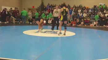 120 lbs Champ. Round 1 - Kaydence Fulkerson, Tongue River vs Liberty Boadle, Poplar