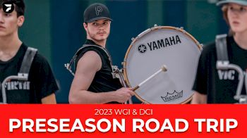 Full Battery Warm-up with Dartmouth HS Percussion | 2023 WGI & DCI Preseason Road Trip