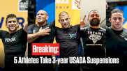 5 Athletes Receive 3-Year USADA Suspensions After No-Gi Worlds