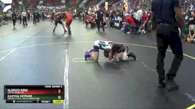 69 lbs Cons. Round 5 - Alonzo King, South Haven WC vs Easton McPhee, Farwell Elite Youth Wrestling