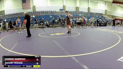 157 lbs Cons. Round 3 - Cameron Angerman, IL vs Zachary Michaud, IL