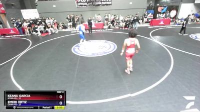 165 lbs Round 5 (10 Team) - Keanu Garcia, KCWA-FR vs Emeri Ortiz, CVWA-FR