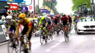 Quick Step Car Causes Alaphilippe's Crash