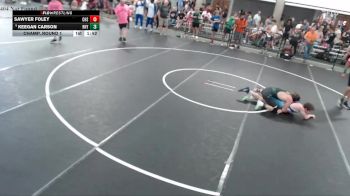 117-130 lbs Champ. Round 1 - Keegan Carson, Westfield vs Sawyer Foley, Conant High School