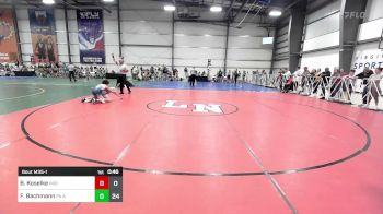 95 lbs Rr Rnd 1 - Brody Koselke, Indiana Outlaws Maroon vs Fred Bachmann, PA Alliance Black