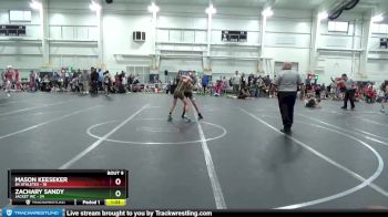 76 lbs Round 3 (8 Team) - Mason Keeseker, 84 Athletes vs Zachary Sandy, Jacket WC