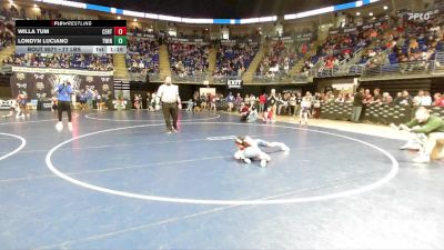 77 lbs Consy 2 - Willa Tum, Central Dauphin vs Londyn Luciano, Twin Valley