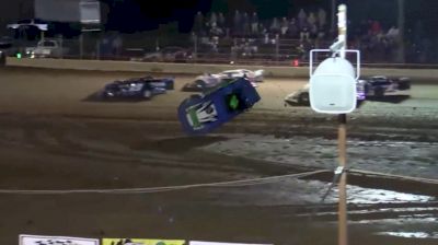 Hard Late Model Rollover At Boothill Speedway