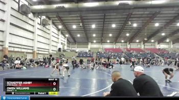 74 lbs Quarters & Wb (16 Team) - Schaeffer Ashby, Utah Black vs Owen Williams, Idaho 1