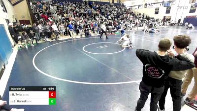 152 lbs Round Of 32 - Billy Tyler, Brentsville District High School vs Bennett Harrell, Council Rock North