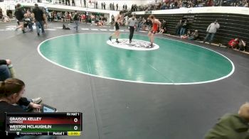 165 lbs Champ. Round 2 - Graison Kelley, Kemmerer vs Weston McLaughlin, Riverton