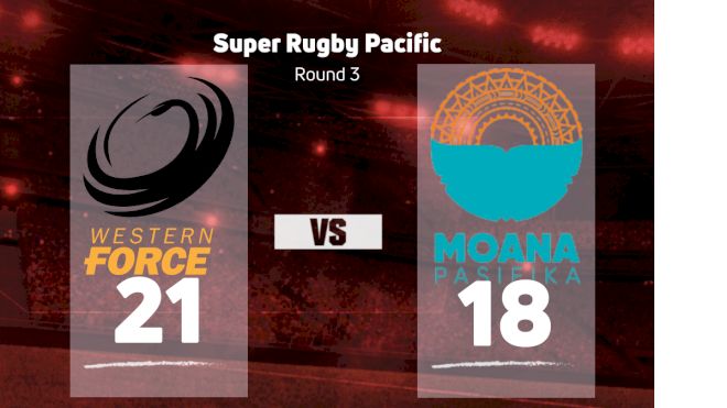2023 Western Force vs Moana Pasifika