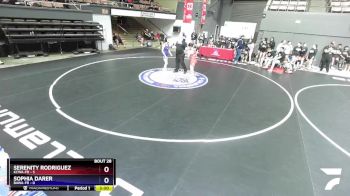 115 lbs Round 4 (16 Team) - Serenity Rodriguez, KCWA-FR vs Sophia Darer, BAWA-FR