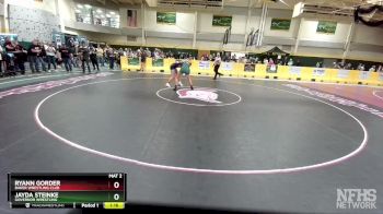 148 lbs Quarterfinal - Ryann Gorder, Baker Wrestling Club vs Jayda Steinke, Governor Wrestling