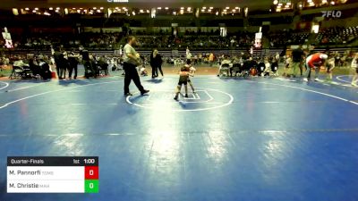 49 lbs Quarterfinal - Michael Pannorfi, Toms River vs Mason Christie, Mahwah