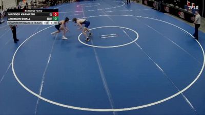 120 lbs Quarterfinals (8 Team) - Jameson Small, Kearney vs Maddox Karmazin, Elkhorn South