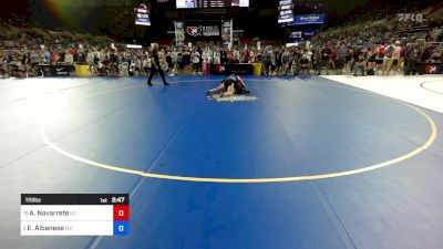 115 lbs Cons 16 #2 - Aleena Navarrete, UT vs Emma Albanese, NV