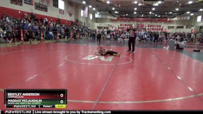 50 lbs Champ. Round 1 - Maddax McLaughlin, Heartland Wrestling Academy vs Bentley Anderson, Chippewa Elite