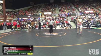 4A 144 lbs 3rd Place Match - Cason Wyrick, Altamont-Labette County vs Braysen Salinas, Ulysses