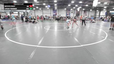 95 lbs Rr Rnd 3 - Brydyn Riley, Indiana Outlaws Maroon vs Logan Trimmer, Central PA