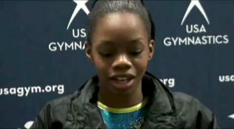 Gabby Douglas, Happy with her Performance After Beam