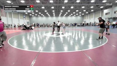 85 lbs Rr Rnd 3 - Maddox Crispell, 4M Force - EL vs Idris Brooks, Beat The Streets Baltimore - EL