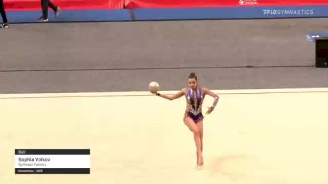 Sophia Volkov - Ball, Gymnast Factory - 2021 USA Gymnastics Championships