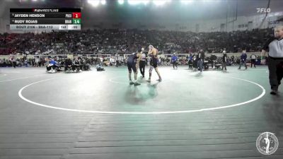 B6A-113 lbs Quarterfinal - Jayden Henson, Putnam City vs Rudy Rojas, Broken Arrow
