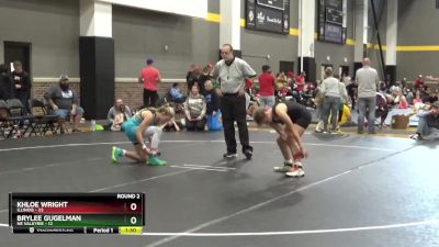 120 lbs Round 2 (6 Team) - Khloe Wright, Illinois vs Brylee Gugelman, NE Valkyrie