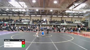 160 lbs Quarterfinal - Aidan Zarrella, North Kingstown vs Fisher Stites, Newtown