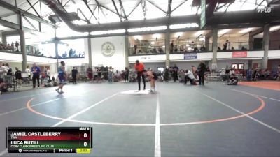 129-137 lbs Champ. Round 1 - Luca Rutili, Cory Clark Wrestling Club vs Jamiel Castleberry, TWA