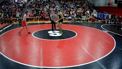 145 lbs Champ. Round 1 - Tristan Wtorkiewicz, Mount Pleasant Area Hs vs Kaden Robinson, Valley Hs