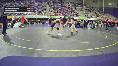 103 lbs Semis & 3rd Wb (16 Team) - Rayana Sahagun, Grand Valley State vs Heather Crull, McKendree University