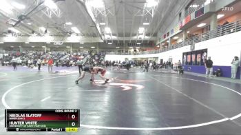 149 lbs Cons. Round 2 - Nikolas Slatoff, Baker (Kan.) vs Hunter White, University Of Saint Mary (KS)