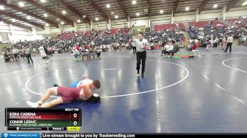 195 lbs Cons. Round 2 - Conor LeDuc, Flathead High School Wrestling vs Ezra Cadena, Morgan Wrestling Club