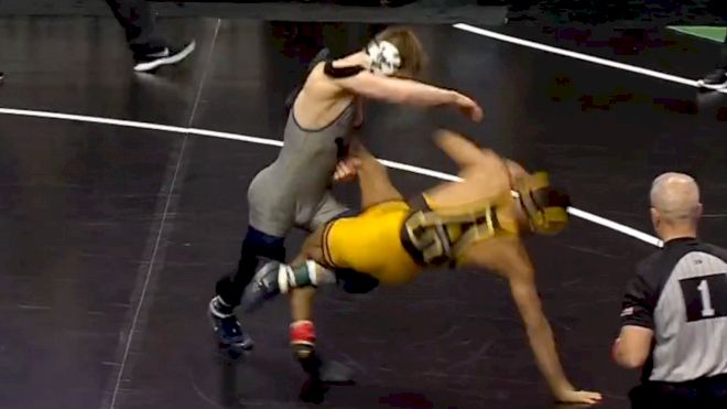 125 lb R32, Caleb Smith, App State vs Killian Cardinale, West Virginia