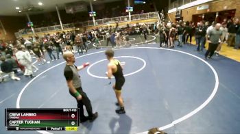 120 lbs Quarterfinal - Crew Lambro, Tahoma vs Carter Tughan, Tahoma