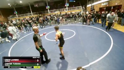 120 lbs Quarterfinal - Crew Lambro, Tahoma vs Carter Tughan, Tahoma