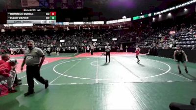 70 lbs Cons. Round 1 - Dominick Borjas, OAK3 vs Elliot Zapior, HHY1