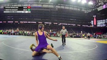 D2-144 lbs Cons. Semi - Ethan Moreland, Three Rivers vs Westyn Haslett, Cadillac