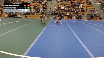 75 lbs Cons. Round 4 - Brecken Massman, Outlaw Wrestling Club vs Brogan Lange, Caledonia