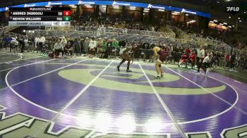 157 1A Champ. Round 1 - Kevion Williams, Palm Bay vs Andres DiGrigoli, First Baptist (Naples)