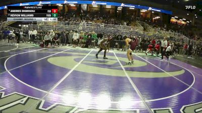 157 1A Champ. Round 1 - Kevion Williams, Palm Bay vs Andres DiGrigoli, First Baptist (Naples)