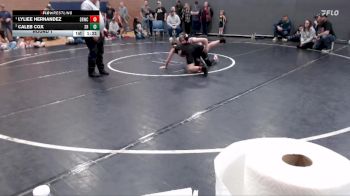100 lbs Round 1 - Lyliee Hernandez, Snake River Wrestling Club vs Caleb Cox, Shootbox Rigby