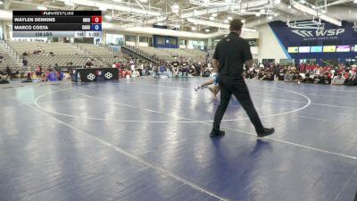 138 lbs Waylen Denkins, Ohio vs Marco Costa, California Gold