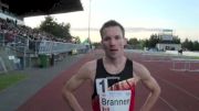 Nate Brannen 1500 winner at the 2012 Victoria Intl Track Classic