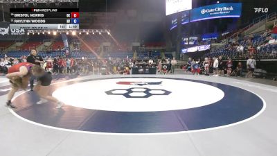 110 lbs Cons. Rd Of 32 - Bristol Norris, OK vs Raylynn Woods, NV