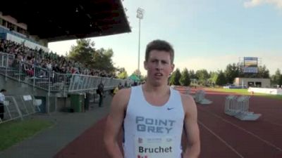 Luc Bruchet 1500 developemental winner at the 2012 Victoria Intl Track Classic