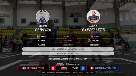 Angelo Cappellett vs Nelson Oliveira 2025 ADCC Brazilian Nationals